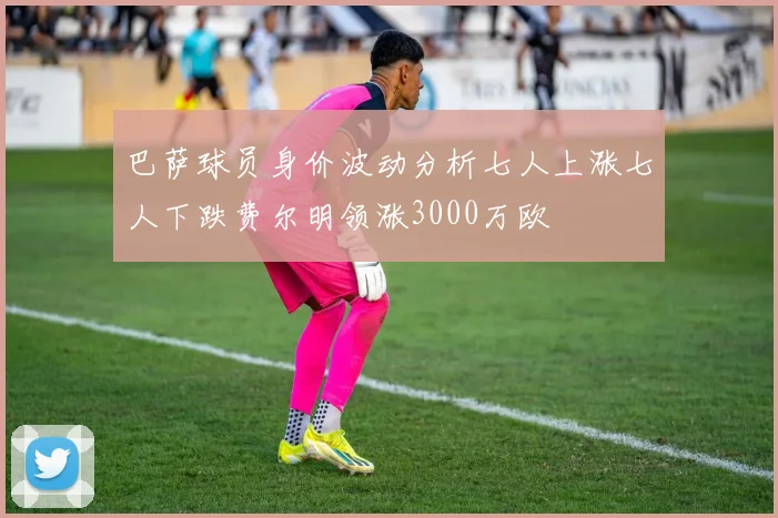 巴萨球员身价波动分析七人上涨七人下跌费尔明领涨3000万欧